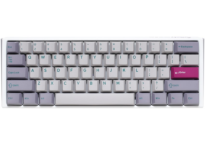 Ducky One 3 Mist Grey Mini Gaming Keyboard, RGB LED - MX-Brown (US) Ducky One 3 Mist Grey Mini Gaming Keyboard, RGB LED - MX-Brown (US)