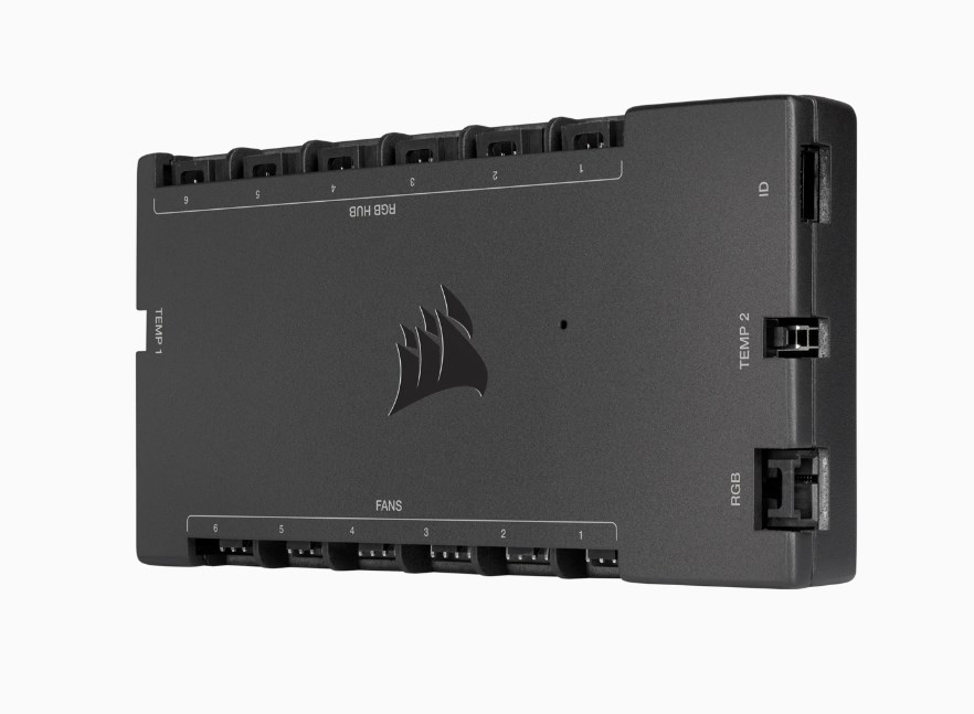 Corsair iCUE Commander Core XT fan speed controller 6 channels Black Corsair iCUE Commander Core XT fan speed controller 6 channels Black