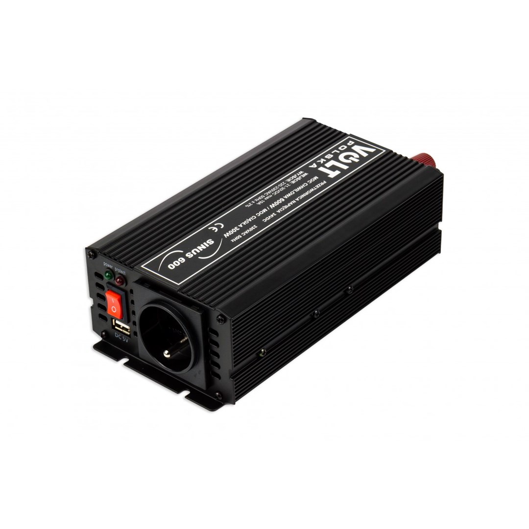 VOLT CONVERTER POLAND SINUS 600 24V / 230V 300/600W VOLT CONVERTER POLAND SINUS 600 24V / 230V 300/600W
