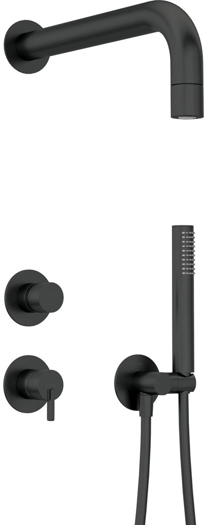 Concealed shower set with hand shower Concealed shower set with hand shower