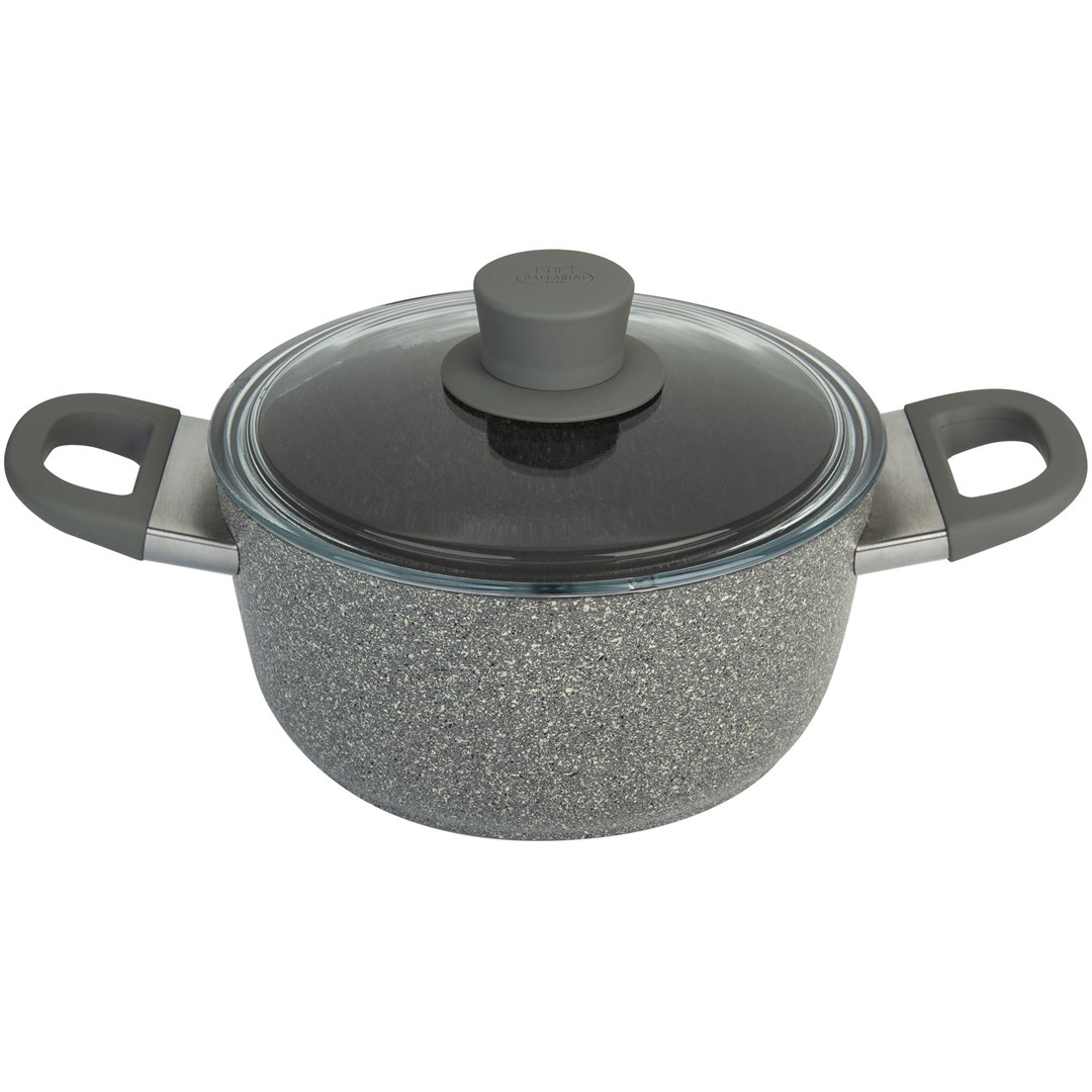Induction granite pot with lid Ballarini Murano - 4.8 ltr Induction granite pot with lid Ballarini Murano - 4.8 ltr
