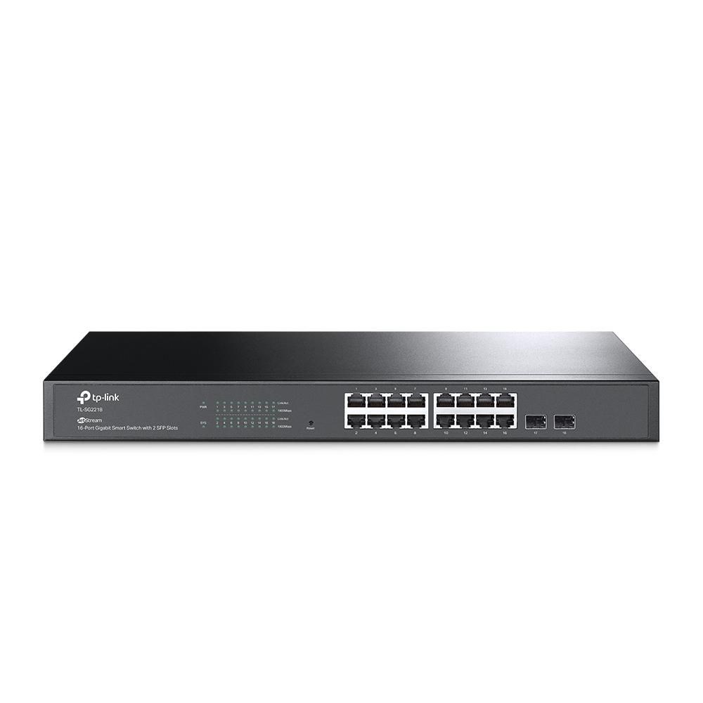 TP-Link Omada 16-Port Gigabit Smart Switch with 2 SFP Slots TP-Link Omada 16-Port Gigabit Smart Switch with 2 SFP Slots