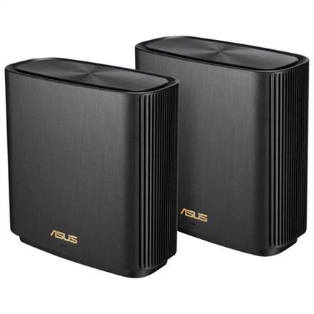 ASUS ZenWiFi AX (XT9) AX7800 2er Set Schwarz Tri-band (2.4 GHz / 5 GHz / 5 GHz) Wi-Fi 6 (802.11ax) Black 4 Internal ASUS ZenWiFi AX (XT9) AX7800 2er Set Schwarz Tri-band (2.4 GHz / 5 GHz / 5 GHz) Wi-Fi 6 (802.11ax) Black 4 Internal