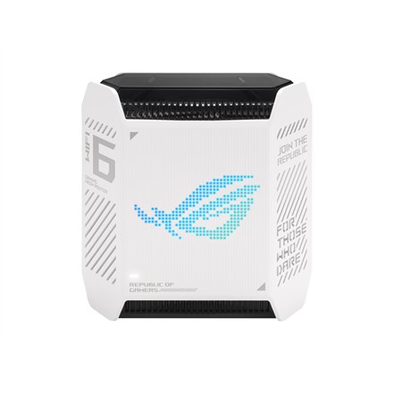 ASUS ROG Rapture GT6 Tri-band (2.4 GHz / 5 GHz / 5 GHz) Wi-Fi 6 (802.11ax) White 4 Internal ASUS ROG Rapture GT6 Tri-band (2.4 GHz / 5 GHz / 5 GHz) Wi-Fi 6 (802.11ax) White 4 Internal
