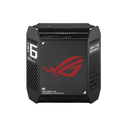ASUS ROG Rapture GT6 AX10000 AiMesh 1 Pack Tri-band (2.4 GHz / 5 GHz / 5 GHz) Wi-Fi 6 (802.11ax) Black 4 Internal ASUS ROG Rapture GT6 AX10000 AiMesh 1 Pack Tri-band (2.4 GHz / 5 GHz / 5 GHz) Wi-Fi 6 (802.11ax) Black 4 Internal