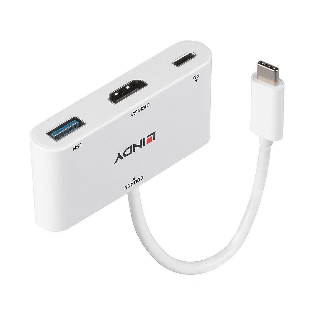 Lindy USB 3.2 Type C to HDMI Converter with USB Type A Port and Power Delivery Lindy USB 3.2 Type C to HDMI Converter with USB Type A Port and Power Delivery