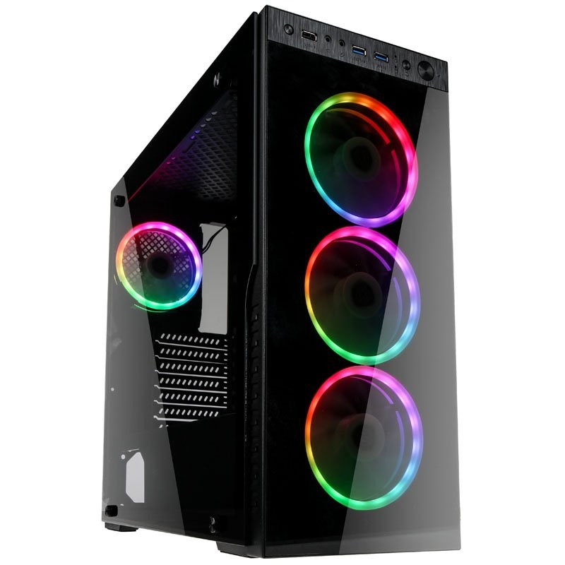 Kolink Horizon Cubierta para PC Midi Tower Black Kolink Horizon Cubierta para PC Midi Tower Black