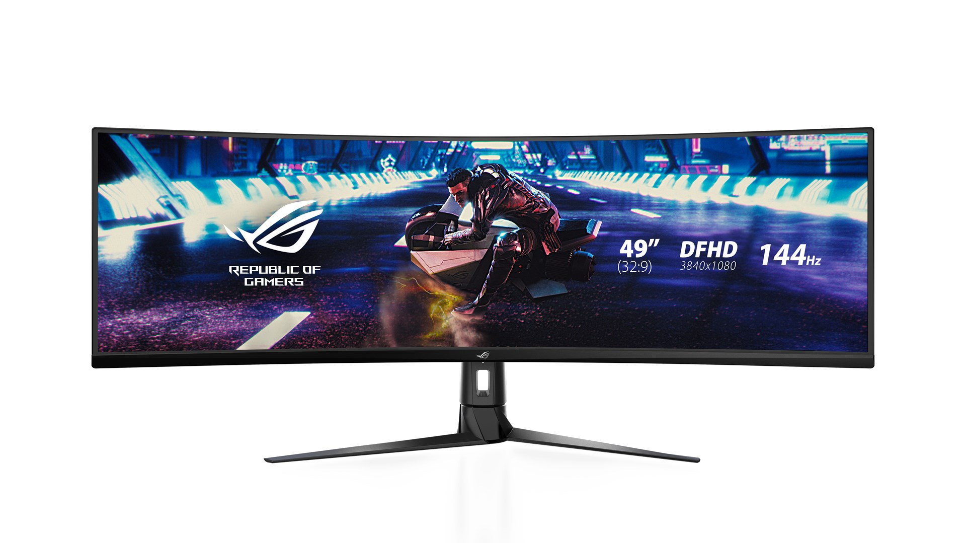 ASUS ROG Strix XG49VQ, 124.46 cm (49"), 144Hz, FreeSync 2, VA - DP, HDMI ASUS ROG Strix XG49VQ, 124.46 cm (49"), 144Hz, FreeSync 2, VA - DP, HDMI