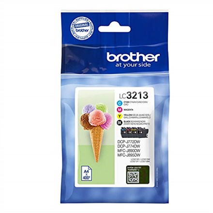 Brother LC3213VALDR ink cartridge 4 pc(s) Original Black, Cyan, Magenta, Yellow Brother LC3213VALDR ink cartridge 4 pc(s) Original Black, Cyan, Magenta, Yellow