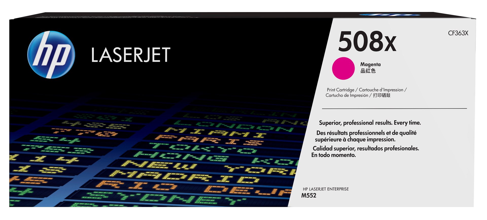 HP 508X High Yield Magenta Original LaserJet Toner Cartridge HP 508X High Yield Magenta Original LaserJet Toner Cartridge