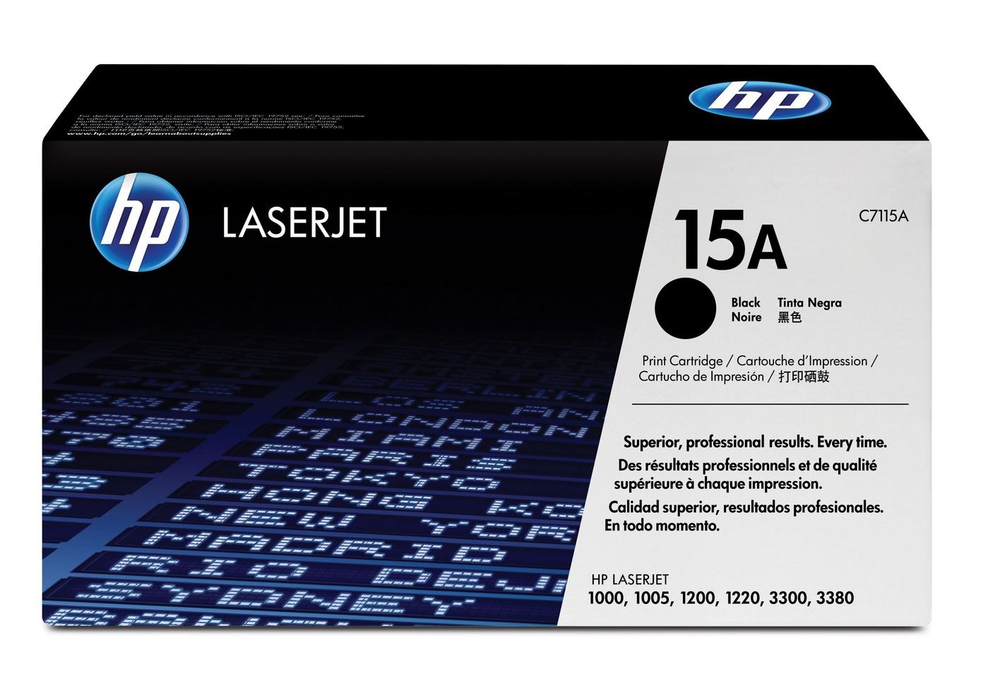 HP 15A Black Original LaserJet Toner Cartridge HP 15A Black Original LaserJet Toner Cartridge
