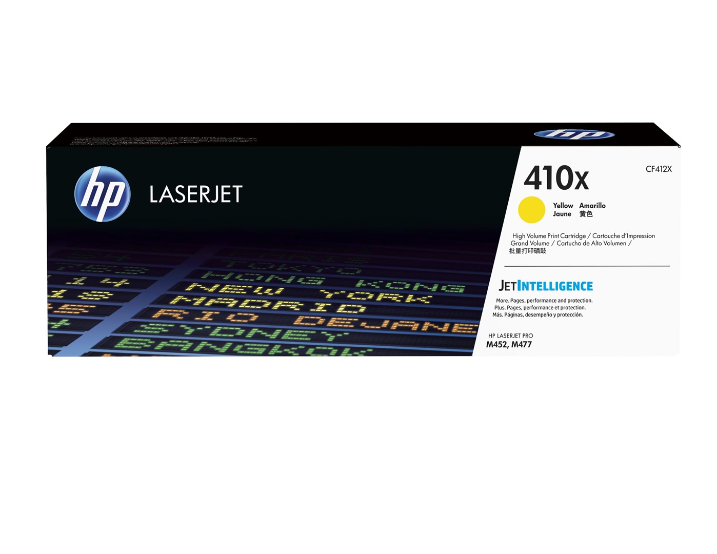 HP 410X High Yield Yellow Original LaserJet Toner Cartridge HP 410X High Yield Yellow Original LaserJet Toner Cartridge
