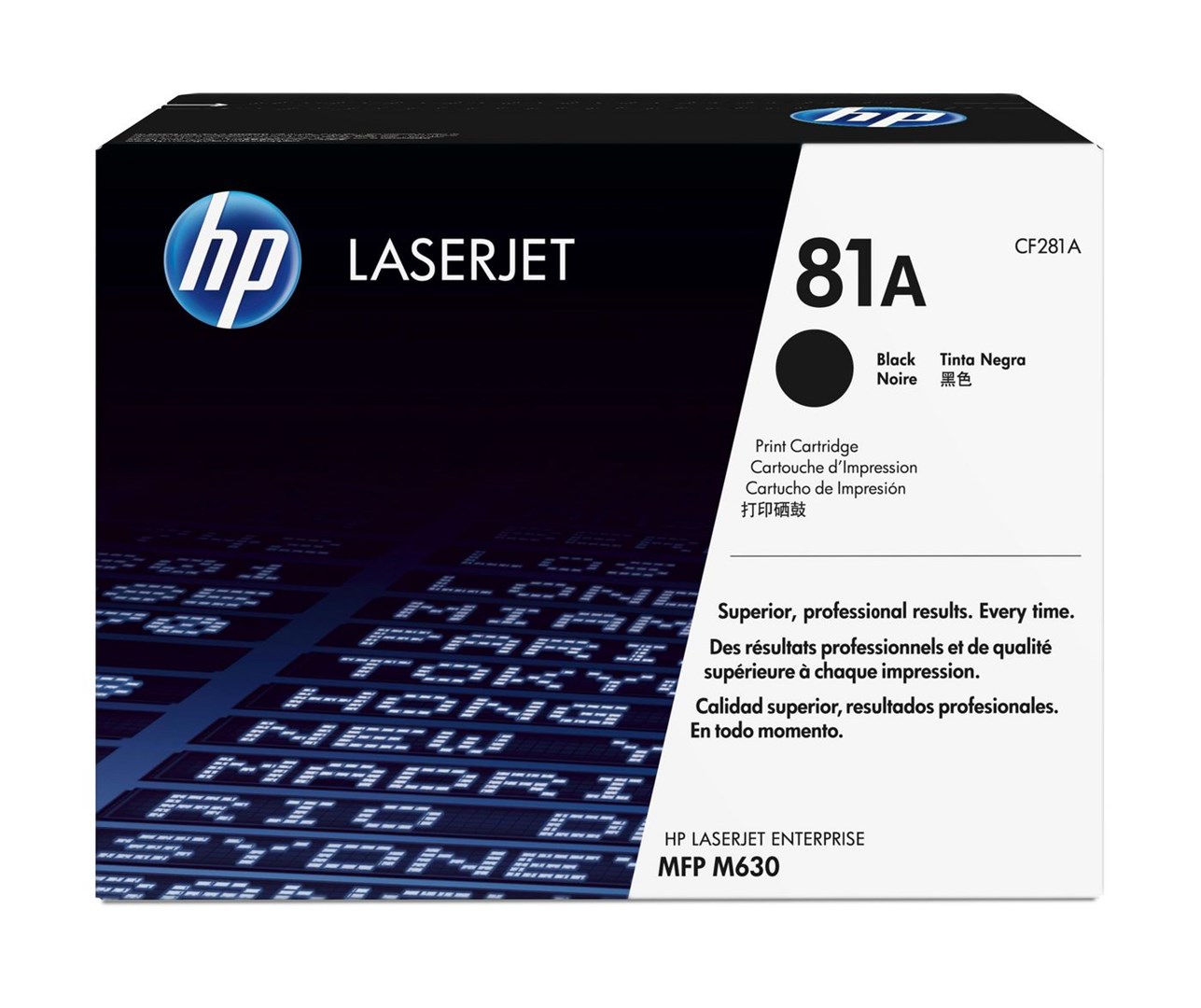 HP 81A Black Original LaserJet Toner Cartridge HP 81A Black Original LaserJet Toner Cartridge