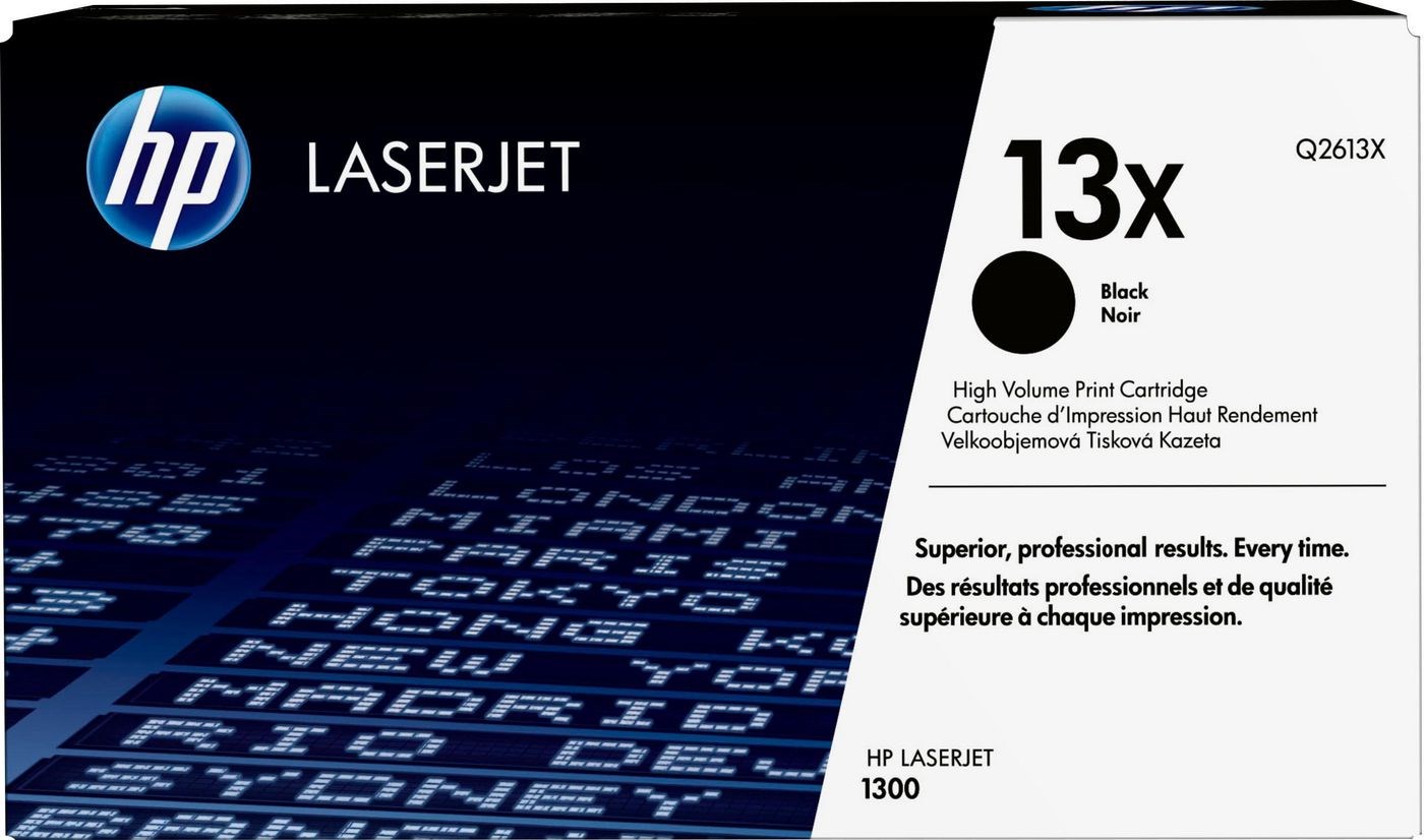 HP 13X High Yield Black Original LaserJet Toner Cartridge HP 13X High Yield Black Original LaserJet Toner Cartridge