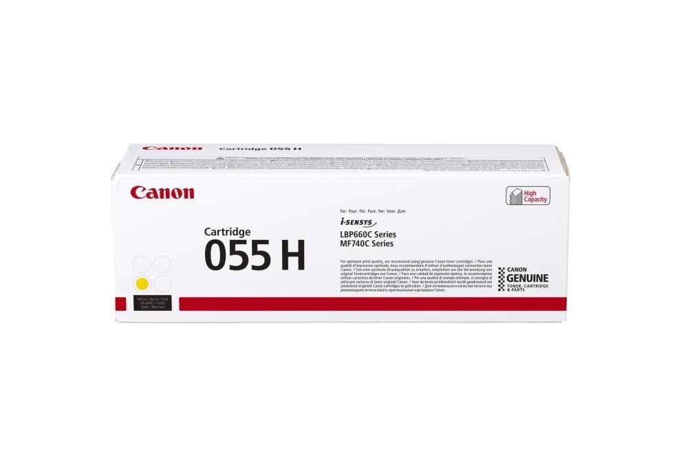 Canon 055H toner cartridge 1 pc(s) Original Yellow Canon 055H toner cartridge 1 pc(s) Original Yellow