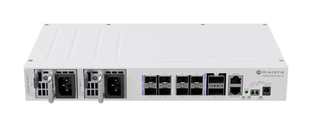 NET ROUTER/SWITCH 8PORT SFP28/CRS510-8XS-2XQ-IN MIKROTIK NET ROUTER/SWITCH 8PORT SFP28/CRS510-8XS-2XQ-IN MIKROTIK