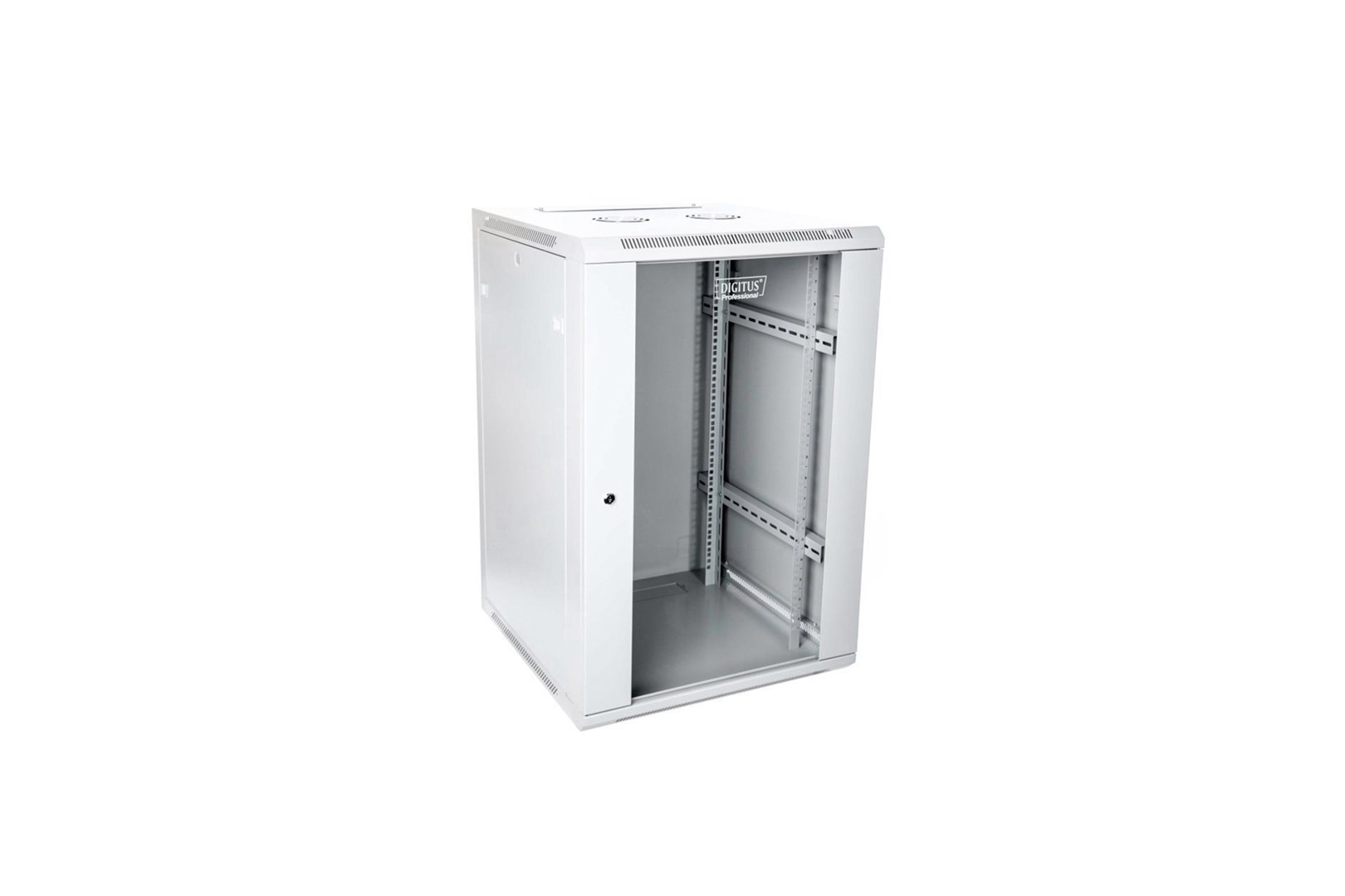Wall-mounted network cabinet 19" 21U rack 600x600, door glass, gray, unfolded, not folded, 60kg Wall-mounted network cabinet 19" 21U rack 600x600, door glass, gray, unfolded, not folded, 60kg