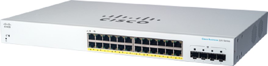 CBS220 SMART 24-PORT GE POE/4X1G SFP CBS220 SMART 24-PORT GE POE/4X1G SFP