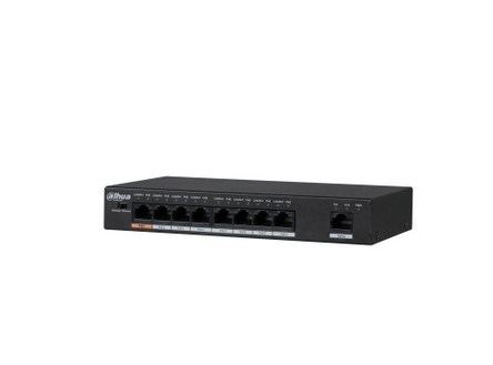 Dahua Technology PFS3009-8ET-96 Unmanaged L2 Fast Ethernet (10/100) Power over Ethernet (PoE) Black Dahua Technology PFS3009-8ET-96 Unmanaged L2 Fast Ethernet (10/100) Power over Ethernet (PoE) Black