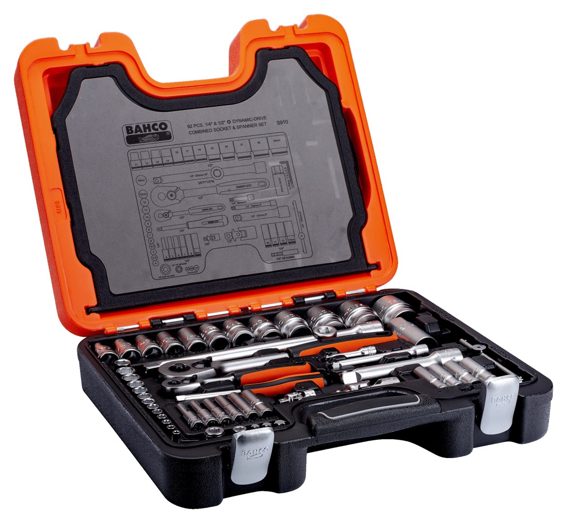 BAHCO WRENCH SET 91el 1/2" / 1/4" BAHCO WRENCH SET 91el 1/2" / 1/4"