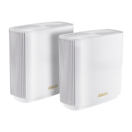 ASUS ZenWiFi AX (XT9) AX7800 2er Set Weiß Tri-band (2.4 GHz / 5 GHz / 5 GHz) Wi-Fi 6 (802.11ax) White 4 Internal ASUS ZenWiFi AX (XT9) AX7800 2er Set Weiß Tri-band (2.4 GHz / 5 GHz / 5 GHz) Wi-Fi 6 (802.11ax) White 4 Internal