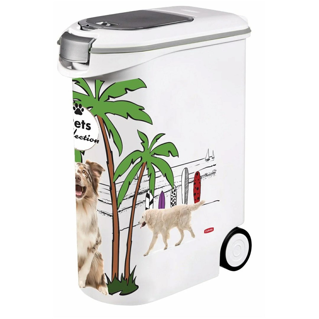 CURVER FOOD STORAGE CONTAINER 20KG PetLife 54l CURVER FOOD STORAGE CONTAINER 20KG PetLife 54l