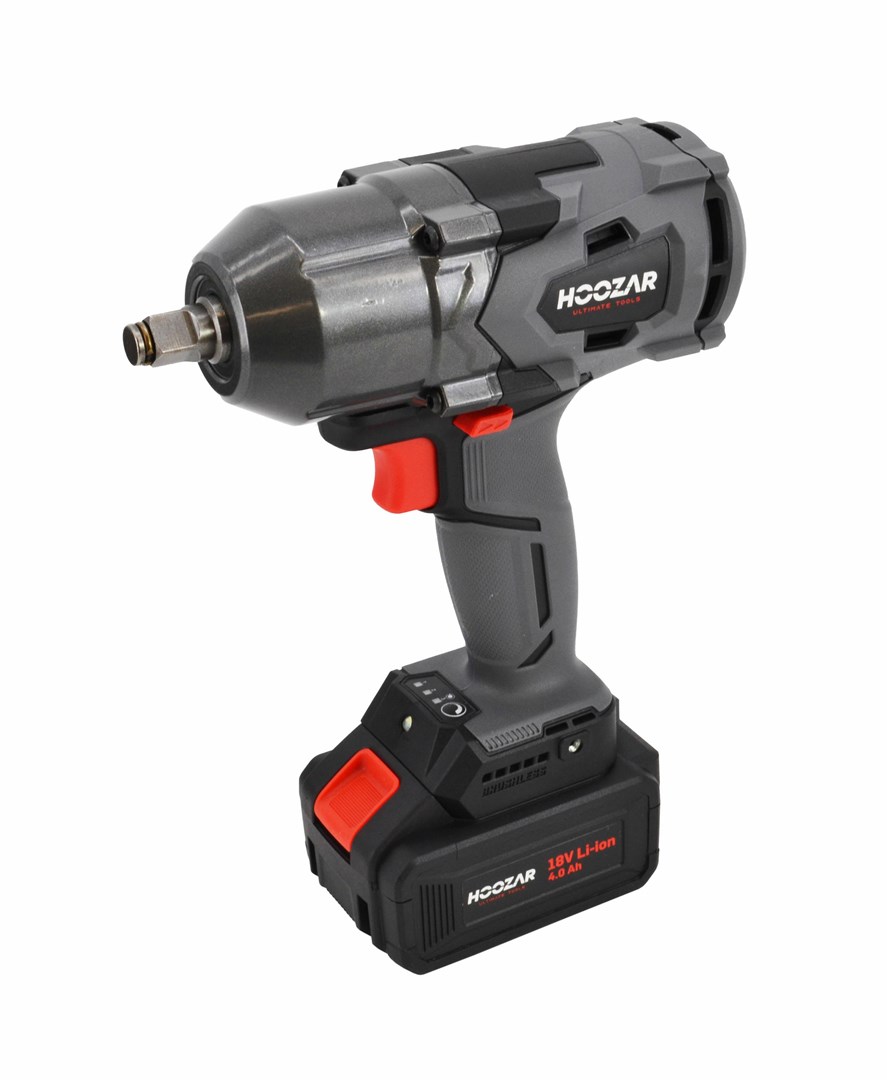 HOOZAR IMPACT WRENCH 1/2" 18V 1x4.0Ah 600Nm IW20BL-M1 HOOZAR IMPACT WRENCH 1/2" 18V 1x4.0Ah 600Nm IW20BL-M1