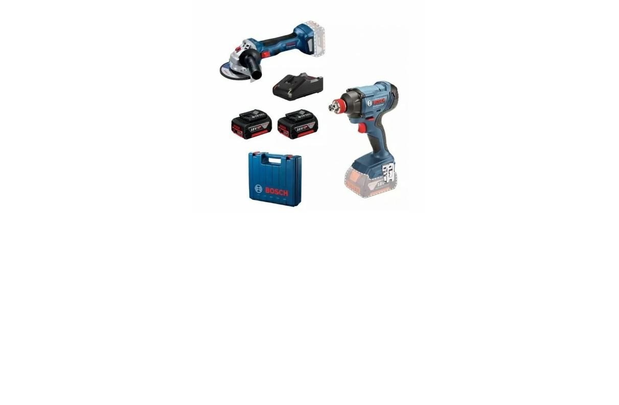 BOSCH. COMBO KIT 18V (GDX 180-LI + GWS 180) 2x4.0Ah %%% BOSCH. COMBO KIT 18V (GDX 180-LI + GWS 180) 2x4.0Ah %%%