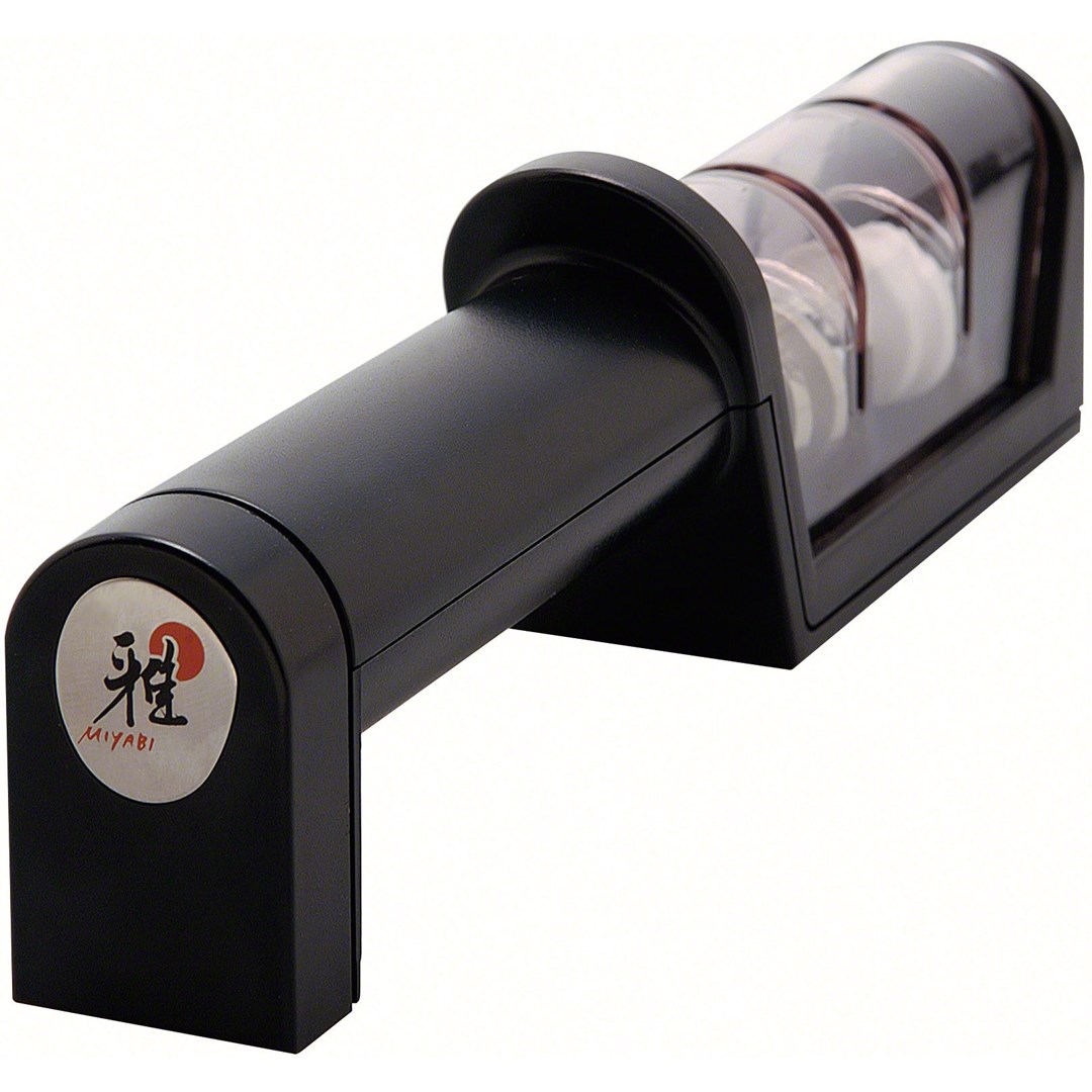 ZWILLING Miyabi Pull through knife sharpener Black ZWILLING Miyabi Pull through knife sharpener Black