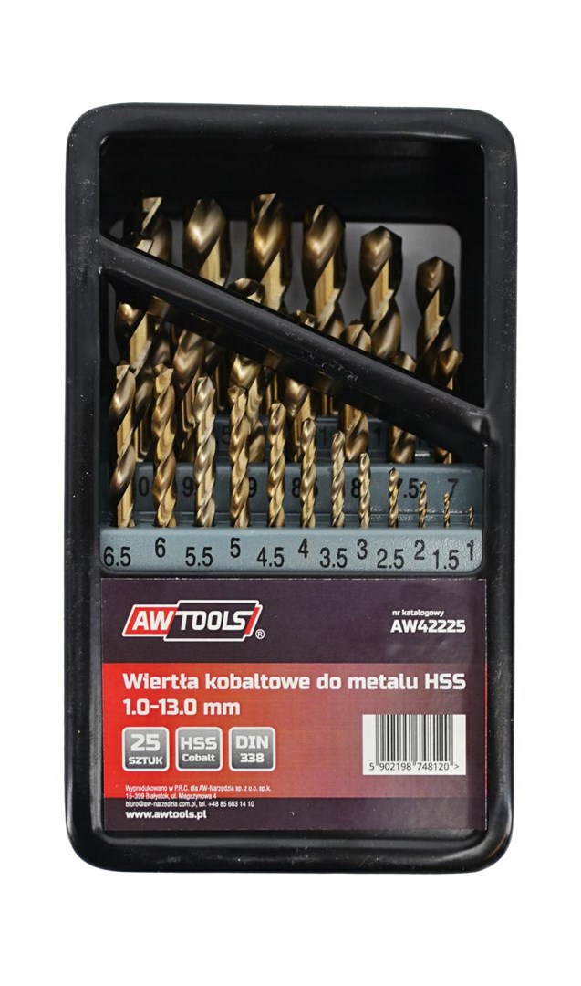 AW DRILL BIT METAL COBALT KPL.25pcs AW DRILL BIT METAL COBALT KPL.25pcs