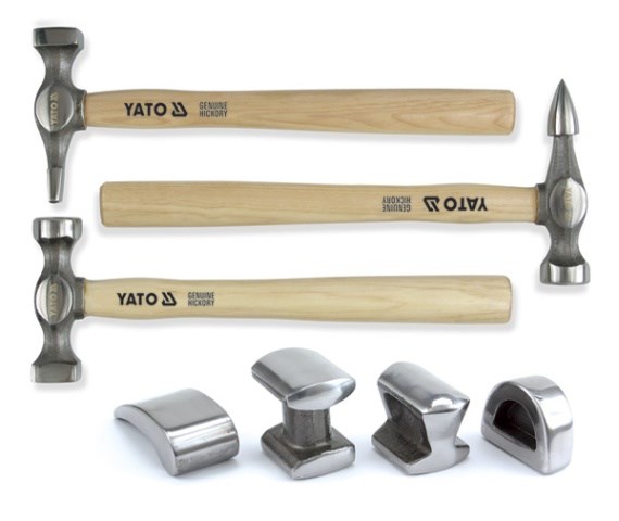 Yato YT-4590, Carbon steel, Wood, Chrome, Wood, 4.9 kg, 7 pc(s) Yato YT-4590, Carbon steel, Wood, Chrome, Wood, 4.9 kg, 7 pc(s)