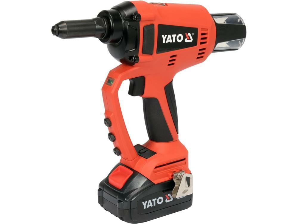 YATO RIVETER 18V 2.4, 3.0-3.2, 4.0, 4.8-5.0mm YATO RIVETER 18V 2.4, 3.0-3.2, 4.0, 4.8-5.0mm