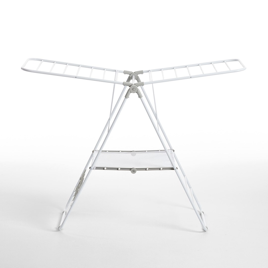Rayen Drying Rack with Shoe Holders - 145 x 61 cm, White Rayen Drying Rack with Shoe Holders - 145 x 61 cm, White