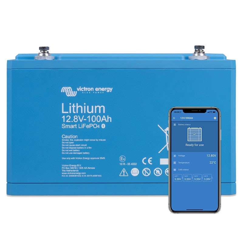 LiFePO4 battery 12,8V/100Ah - Smart LiFePO4 battery 12,8V/100Ah - Smart