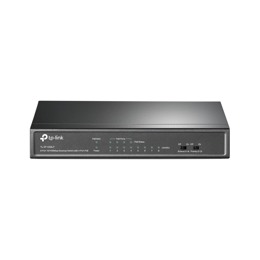 TP-Link TL-SF1008LP network switch Unmanaged Fast Ethernet (10/100) Power over Ethernet (PoE) Black TP-Link TL-SF1008LP network switch Unmanaged Fast Ethernet (10/100) Power over Ethernet (PoE) Black