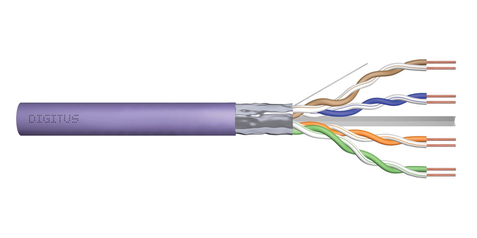 Digitus CAT 6 F/UTP installation cable, 500 m, simplex, B2ca Digitus CAT 6 F/UTP installation cable, 500 m, simplex, B2ca