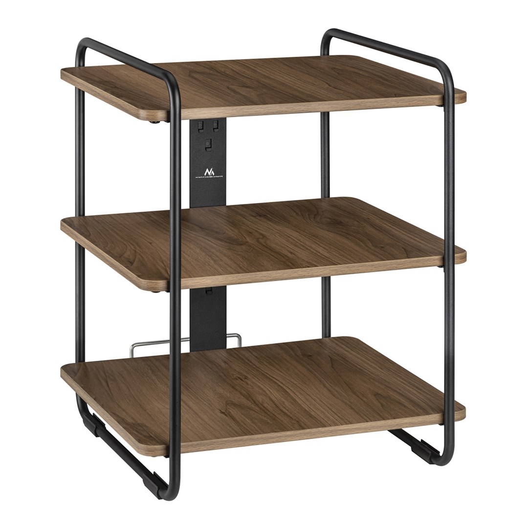 Stylish 3-shelf cabinet Maclean, 90kg max, 454x400x496mm, MC-978 Stylish 3-shelf cabinet Maclean, 90kg max, 454x400x496mm, MC-978