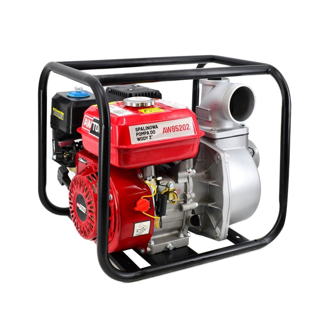 AWTOOLS PETROL PUMP 3" 6,5HP 60m3/h BLACK LINE AWTOOLS PETROL PUMP 3" 6,5HP 60m3/h BLACK LINE