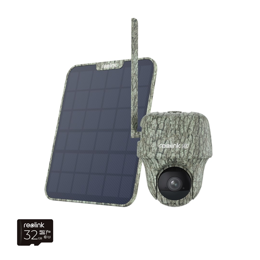 Reolink Go Series G450 with Solar Panel 2 - 4K 4G LTE PT Wildlife Cam, Animal Detection & Recognition, 360° View, 32GB microSD card Reolink Go Series G450 with Solar Panel 2 - 4K 4G LTE PT Wildlife Cam, Animal Detection & Recognition, 360° View, 32GB microSD card
