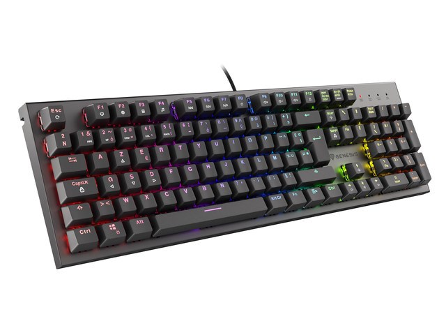 GAMING KEYBOARD GENESIS THOR 300 RGB FR MECHANICAL BACKLIGHT RED SWITCH GAMING KEYBOARD GENESIS THOR 300 RGB FR MECHANICAL BACKLIGHT RED SWITCH