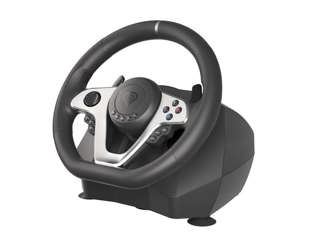 GENESIS Seaborg 400 Black, Silver USB Steering wheel + Pedals Nintendo Switch, PC, PlayStation 4, Playstation 3, Xbox 360, Xbox One, Xbox One S, Xbox One X GENESIS Seaborg 400 Black, Silver USB Steering wheel + Pedals Nintendo Switch, PC, PlayStation 4, Playstation 3, Xbox 360, Xbox One, Xbox One S, Xbox One X