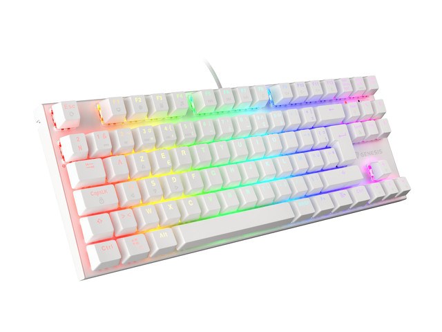 GAMING KEYBOARD GENESIS THOR 303 TKL FR RGB BACKLIGHT MECHANICAL BROWN WHITE HOT SWAP GAMING KEYBOARD GENESIS THOR 303 TKL FR RGB BACKLIGHT MECHANICAL BROWN WHITE HOT SWAP