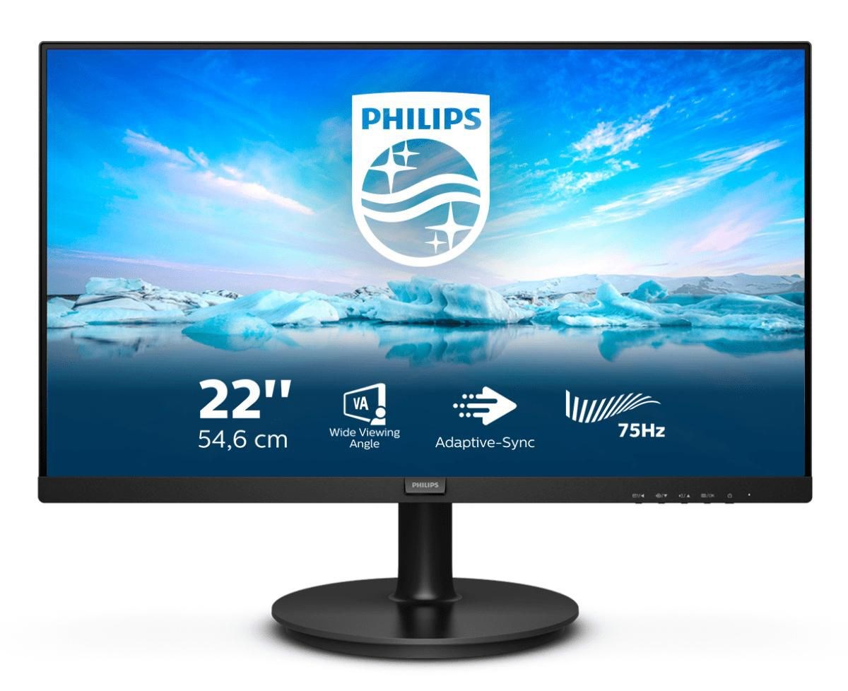 Philips V Line 222V8LA/00 computer monitor 54.6 cm (21.5") 1920 x 1080 pixels Full HD LCD Black Philips V Line 222V8LA/00 computer monitor 54.6 cm (21.5") 1920 x 1080 pixels Full HD LCD Black