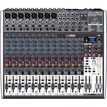 Behringer QX2222USB audio mixer 22 channels Behringer QX2222USB audio mixer 22 channels