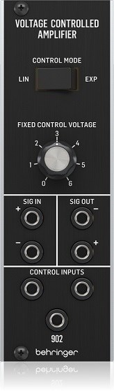 Behringer 902 VOLTAGE CONTROLLED AMP Moduł syntezatora modularnego Behringer 902 VOLTAGE CONTROLLED AMP Moduł syntezatora modularnego