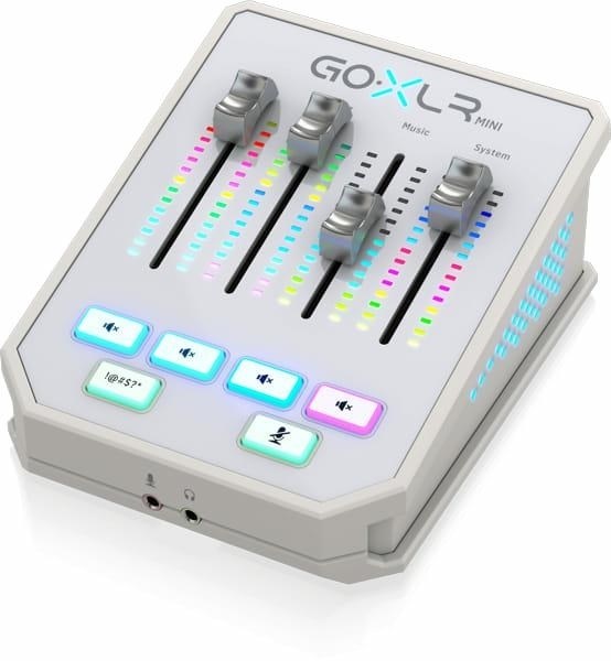TC Helicon GO XLR Mini-WH Mikser / sampler do streamingu biały TC Helicon GO XLR Mini-WH Mikser / sampler do streamingu biały