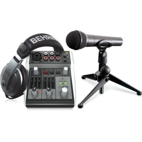 Behringer PODCASTUDIO 2 USB Zestaw do nagrywania i podcastów USB Behringer PODCASTUDIO 2 USB Zestaw do nagrywania i podcastów USB