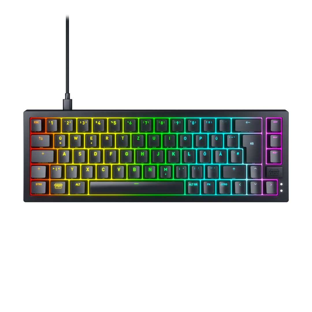 CHERRY K5V2 Compact keyboard Gaming USB QWERTZ German Black CHERRY K5V2 Compact keyboard Gaming USB QWERTZ German Black