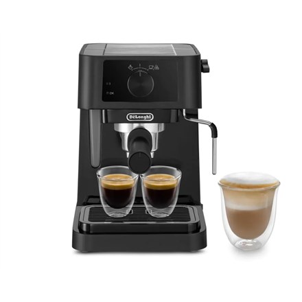 Delonghi | Coffee Maker | EC230 | Pump pressure 15 bar | Built-in milk frother | Semi-automatic | 360° rotational base No | 1100 W | Black Delonghi | Coffee Maker | EC230 | Pump pressure 15 bar | Built-in milk frother | Semi-automatic | 360° rotational base No | 1100 W | Black