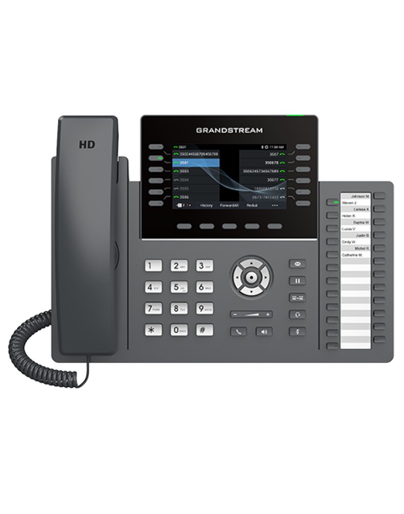 Grandstream Networks GRP2636 IP phone Black 12 lines LCD Wi-Fi Grandstream Networks GRP2636 IP phone Black 12 lines LCD Wi-Fi